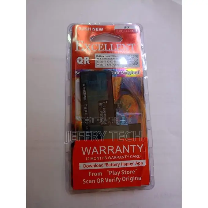 Excellent iPhone X Replacement Phone Battery.