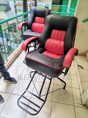 Red/Black Kinyozi Chair