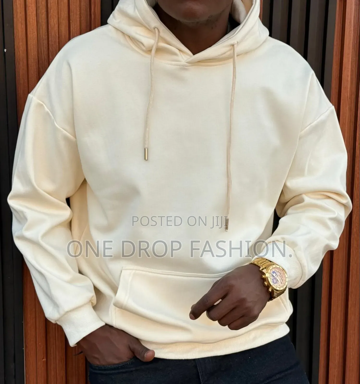 Cream Hooded Sizes M-3xl)