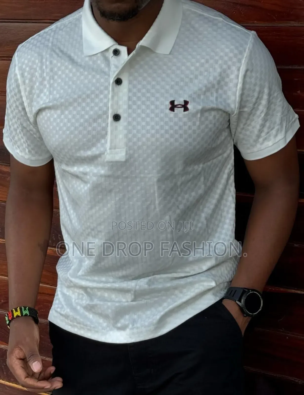 H-Brand Polo T-Shirts Black/White