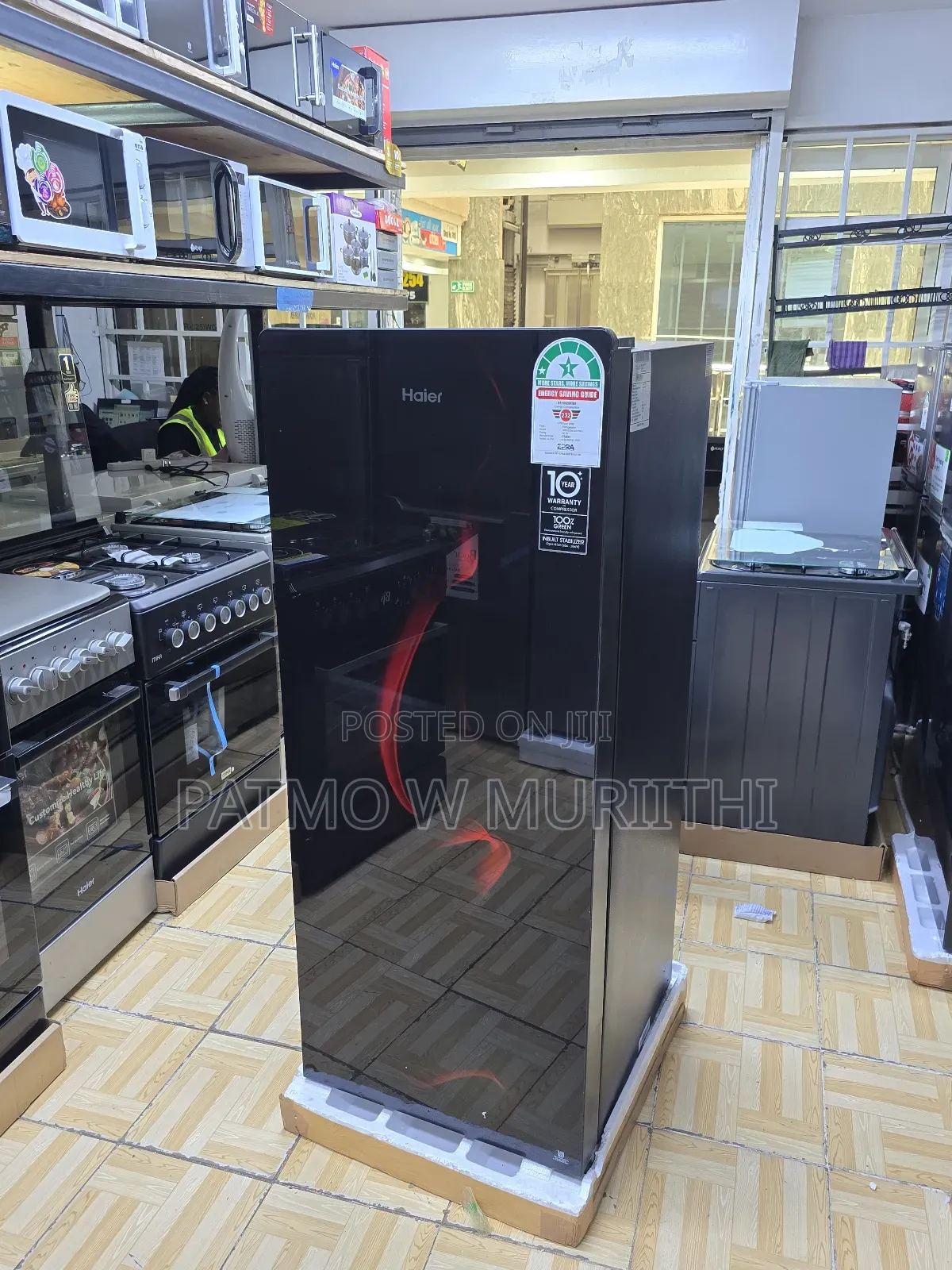 Haier 215l Fridge Single Door Glass Finish