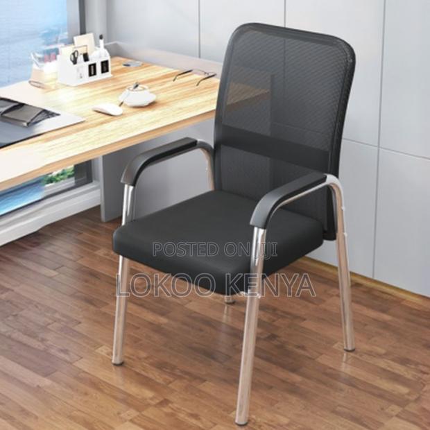 Office Chair: Mesh Metallic Conference Office Chair