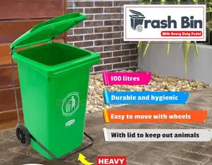 100l Dustbin With Foot Pedal