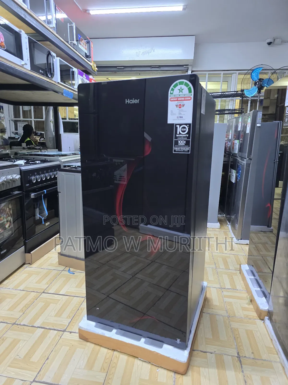 Fridge, Haier 190l Fridge Single Door Glass Finish
