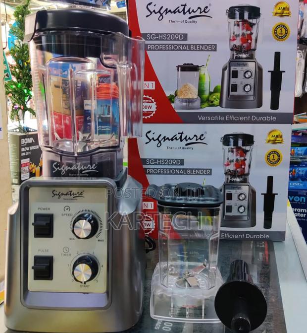 Signature Commercial 2in1 Blender With 2 Jars(2l+800ml)1800w