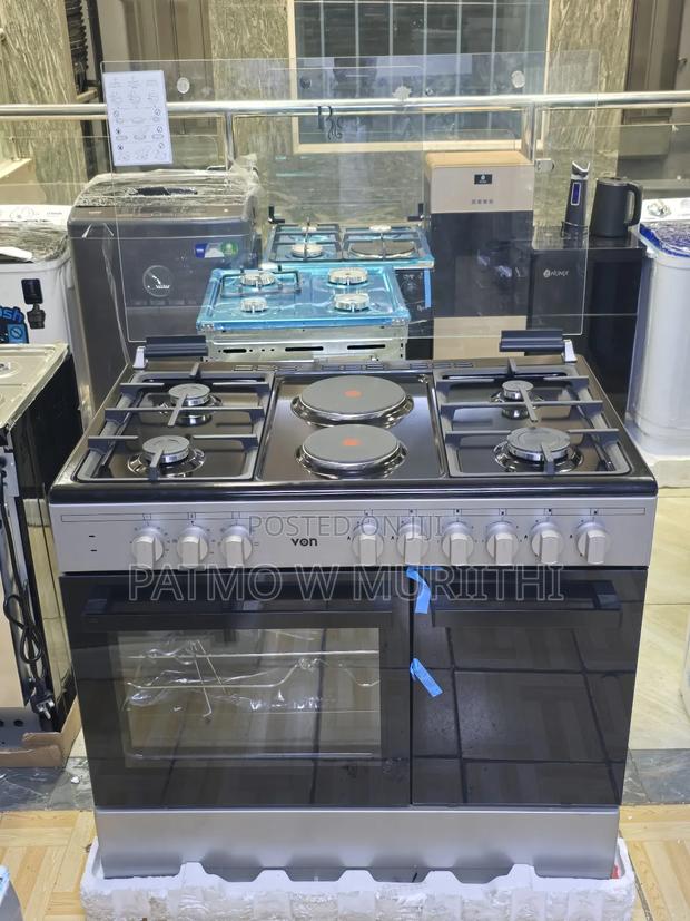 Cooker, Von Standing Cooker 4+2 Electric, Gas Chamber 60×90