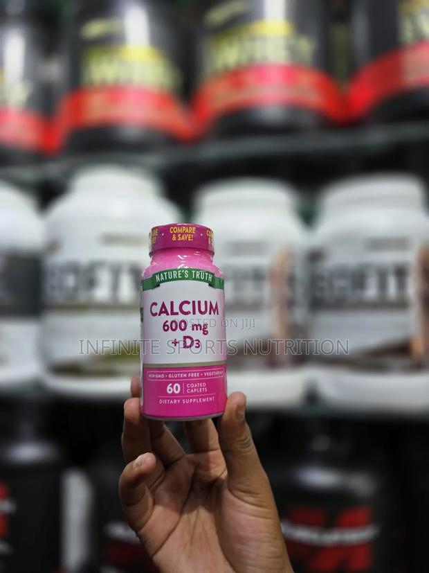 Calcium 600mg+D3 60 Coated Caplets - main view