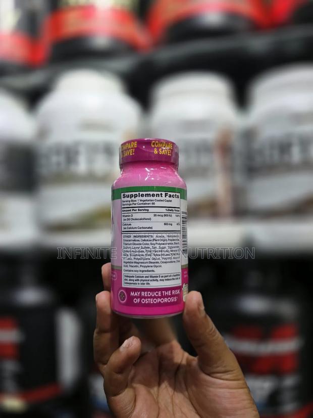 Calcium 600mg+D3 60 Coated Caplets - thumbnail 3