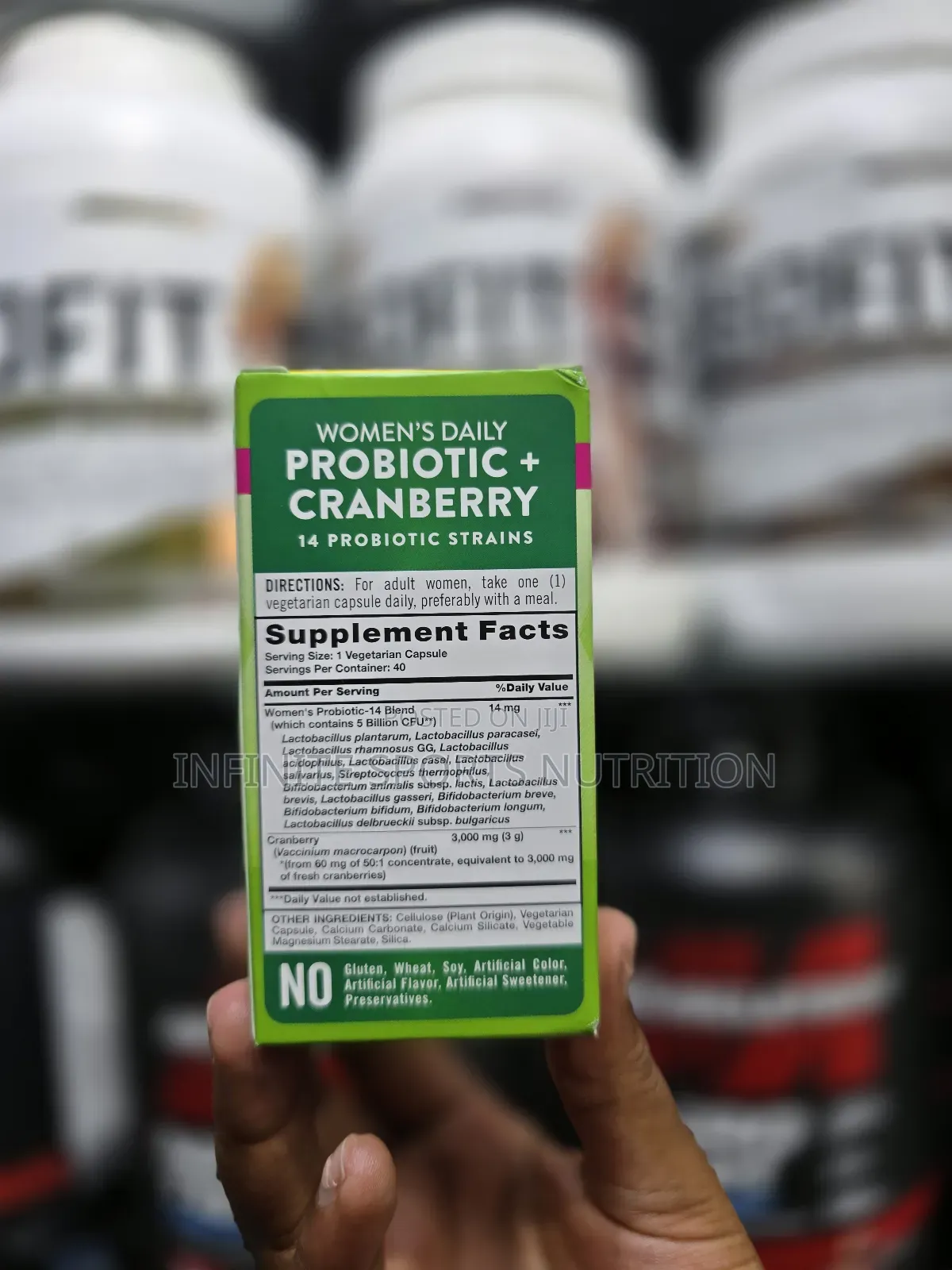 Probiotics+Cranbberry 40 Capsules