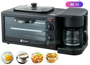 Breakfast Maker; Toaster,Oven, Coffee Maker Nunix 3in1
