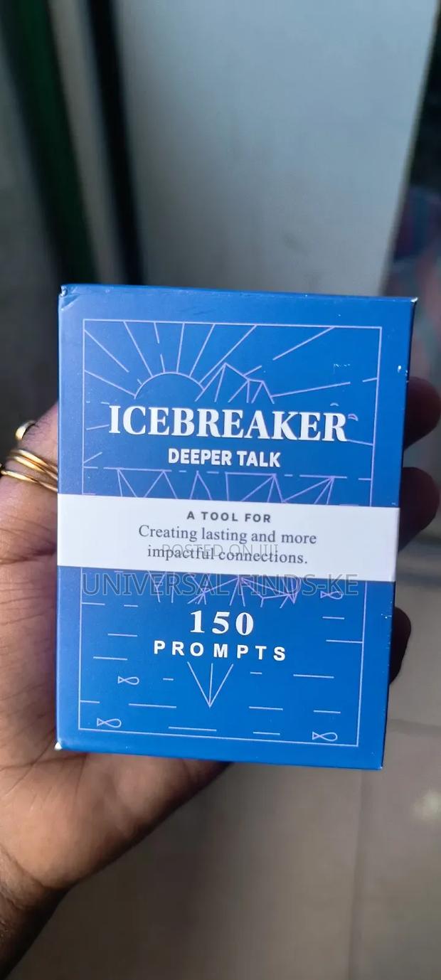 Icebreaker Deeper Talk Card Game 150 Prompts - main view