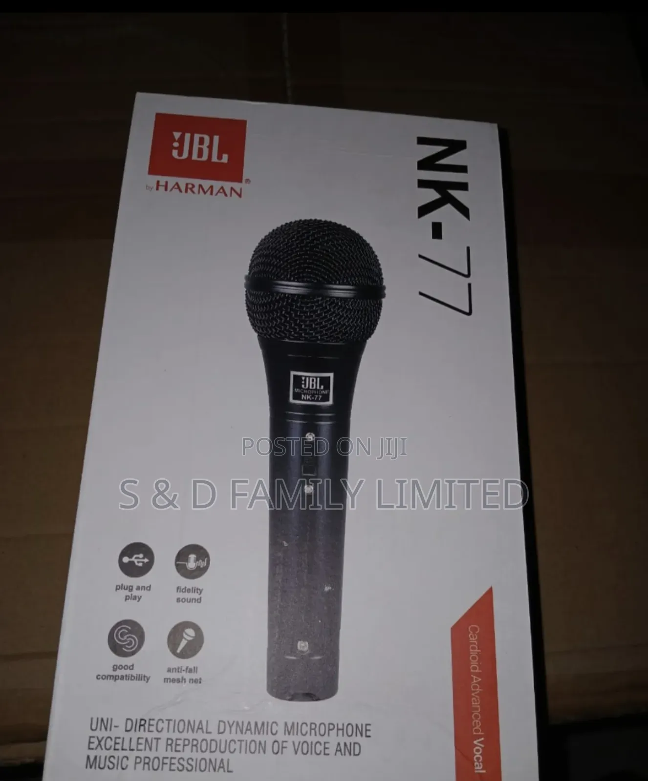 Jbl Nk-77 Corded Microphone