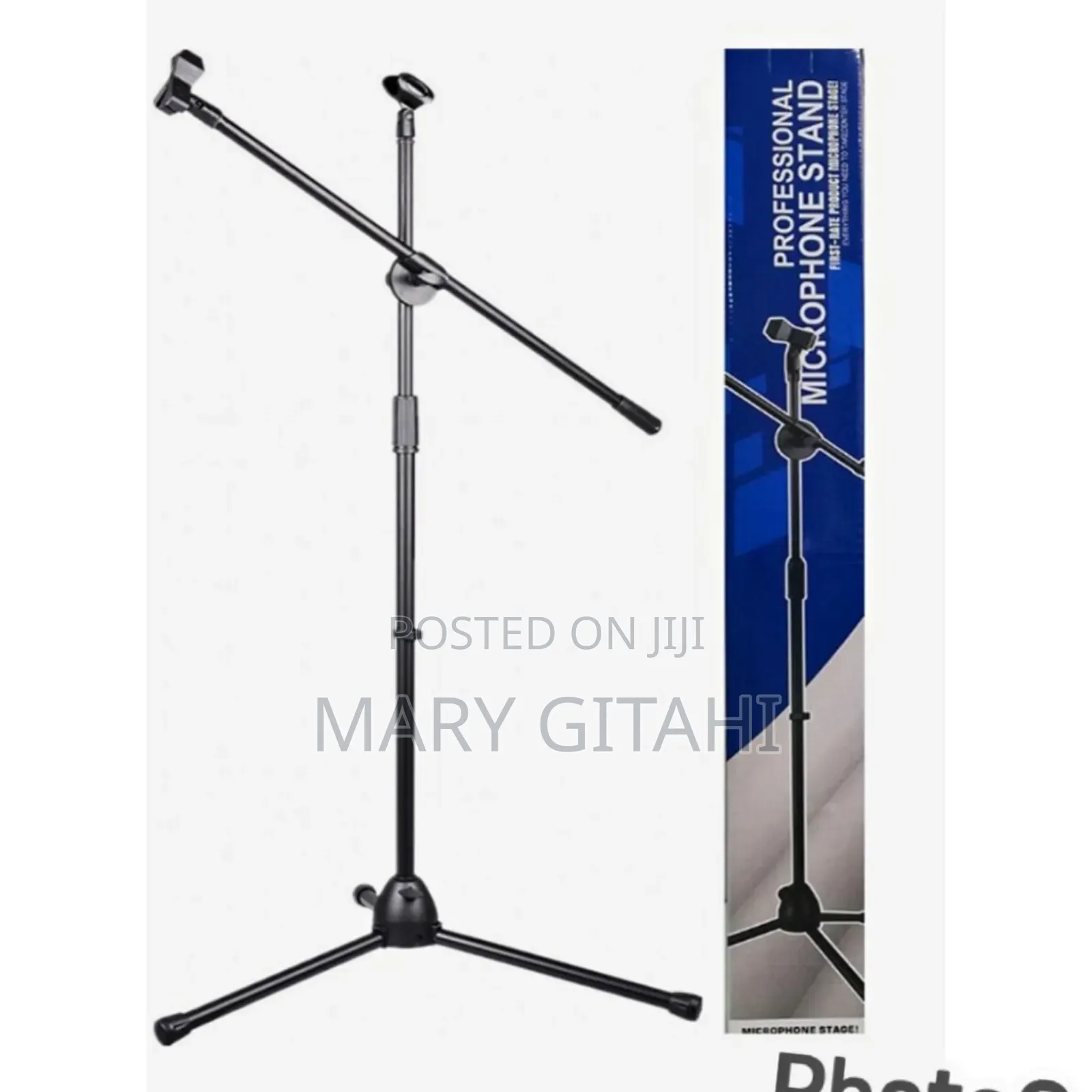 New Black Microphone Stand