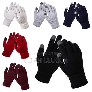 Touchscreen Gloves Winter Woolen Hand Mittens Winter Cold. - thumbnail 2