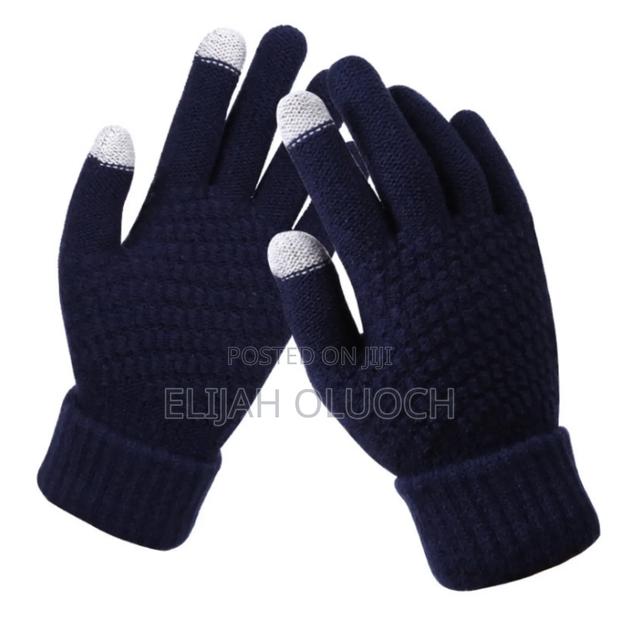 Touchscreen Gloves Winter Woolen Hand Mittens Winter Cold. - thumbnail 3