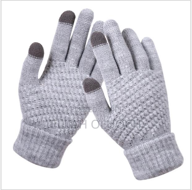 Touchscreen Gloves Winter Woolen Hand Mittens Winter Cold. - thumbnail 4