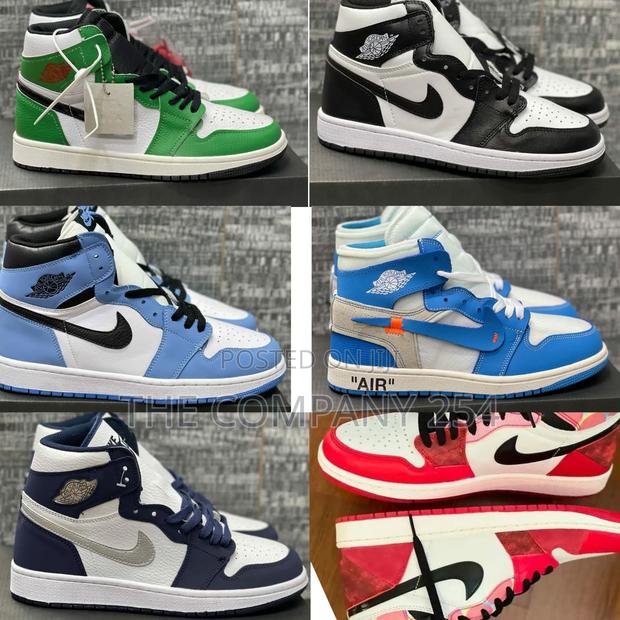Quality Unisex Nike Jordan 1 High Cut Sneakers Shoes