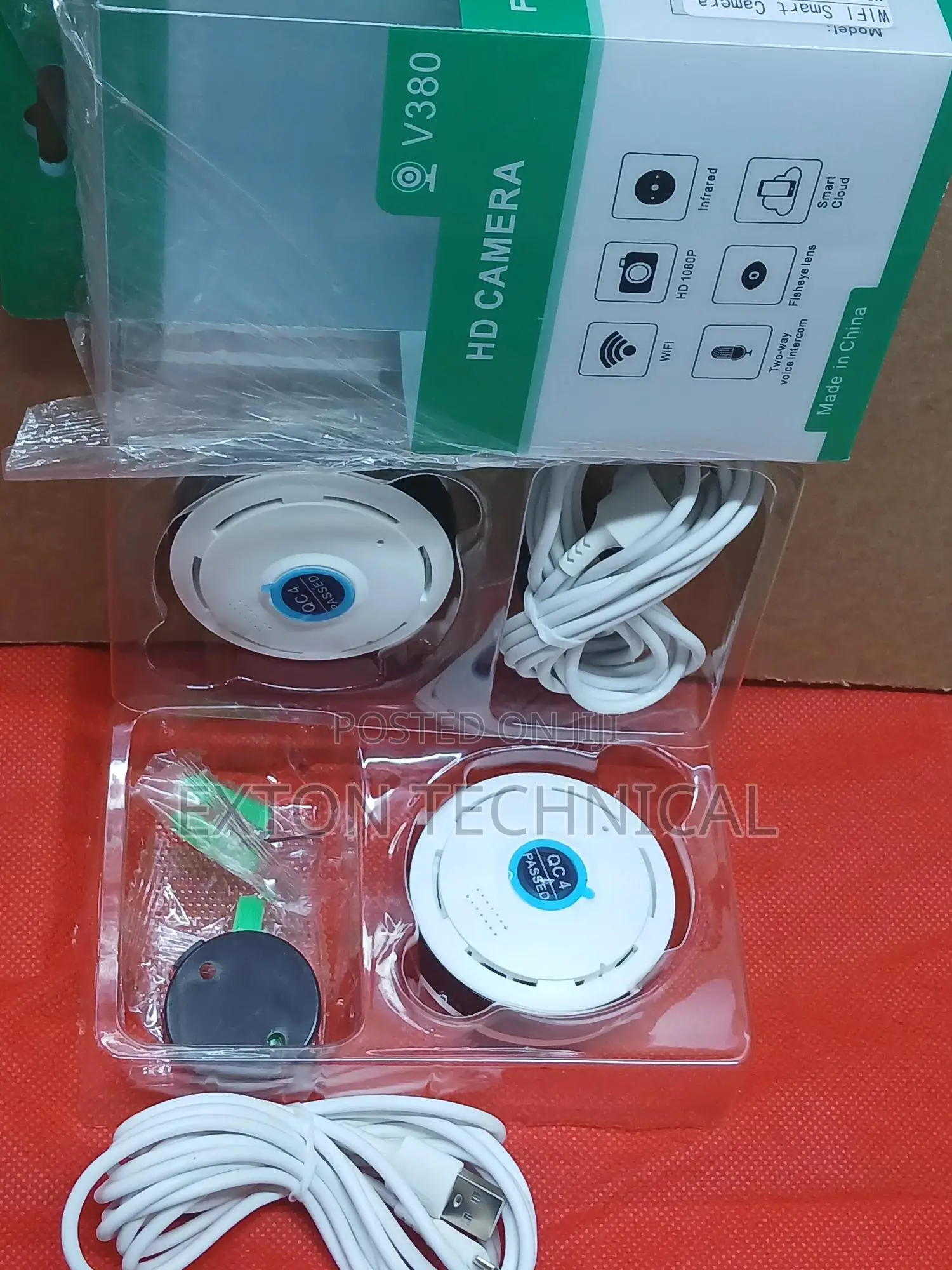 Wireless V380 Fisheye Advanced Night Vision Camera