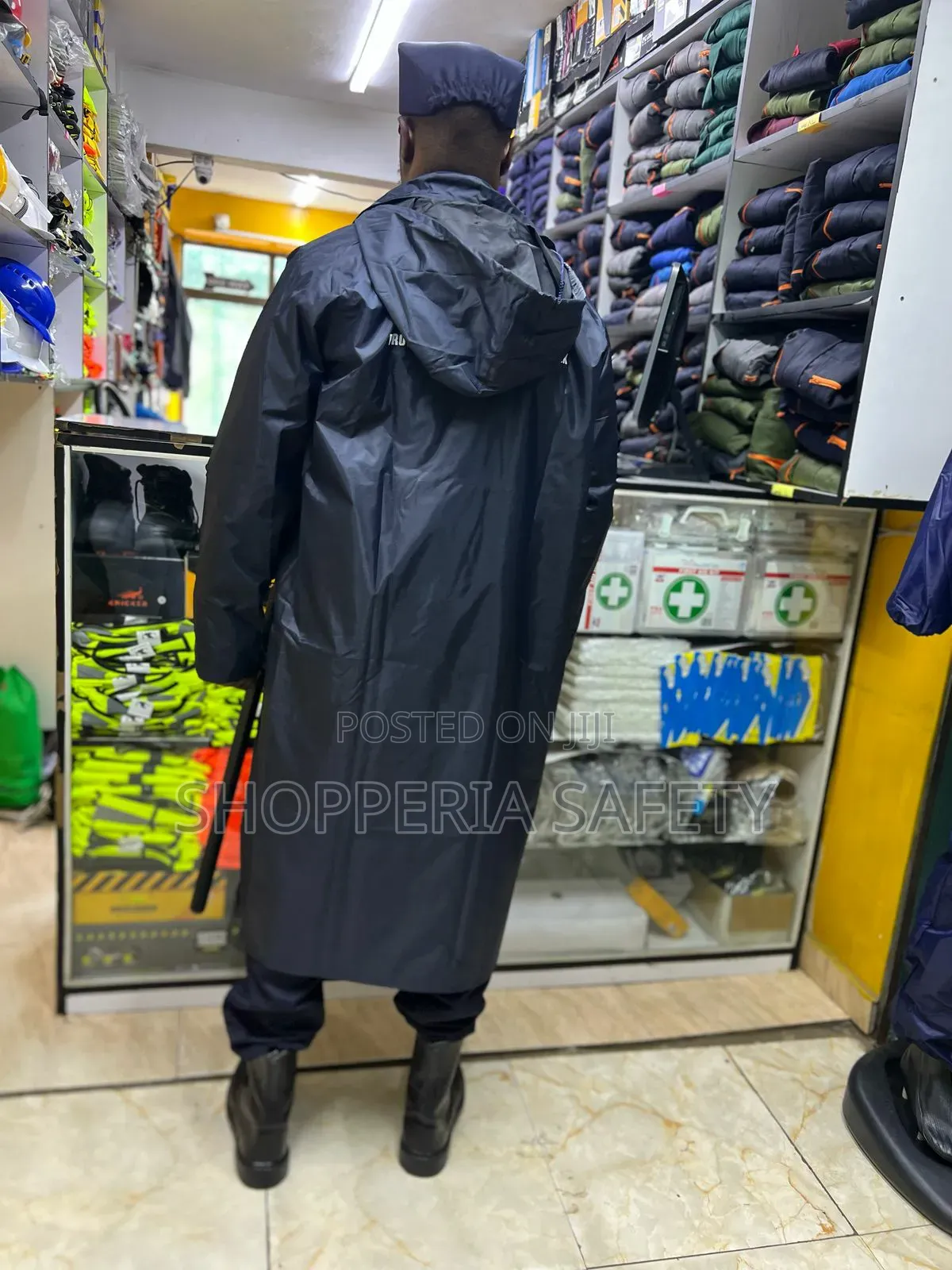 Security Raincoat Available