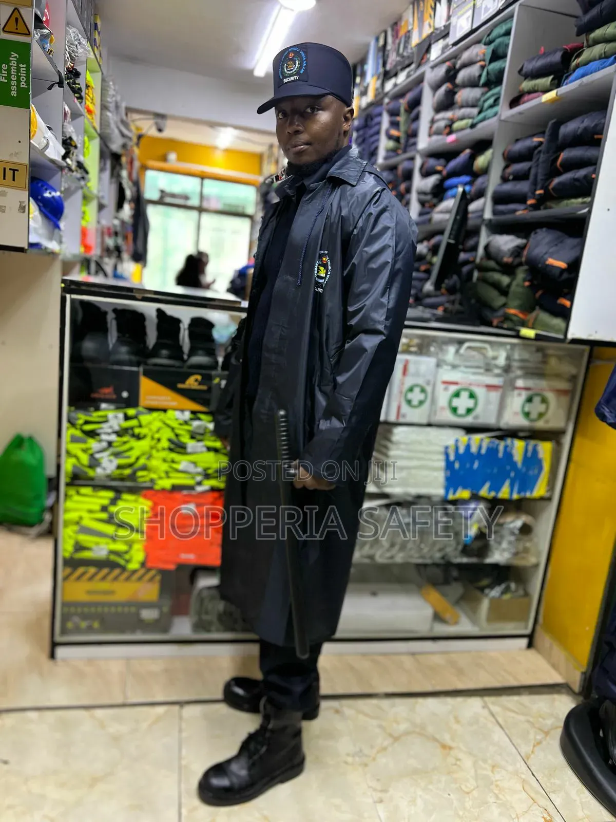 Security Raincoat Available