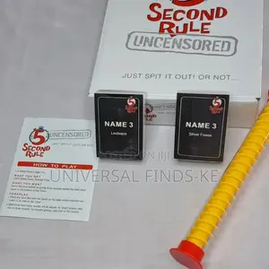 5 Second Rule Uncensored Card Game Party Card Game