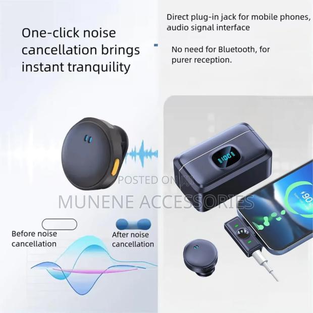 Wireless Dual Microphone With Usb C Receiver Charge Case - thumbnail 2