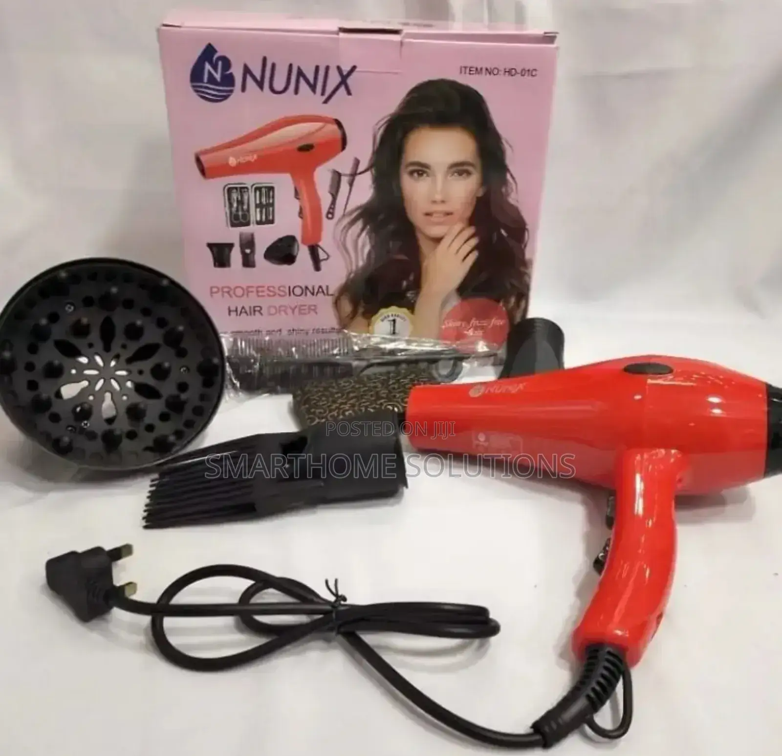 Authentic Nunix Browdryer With Accessories