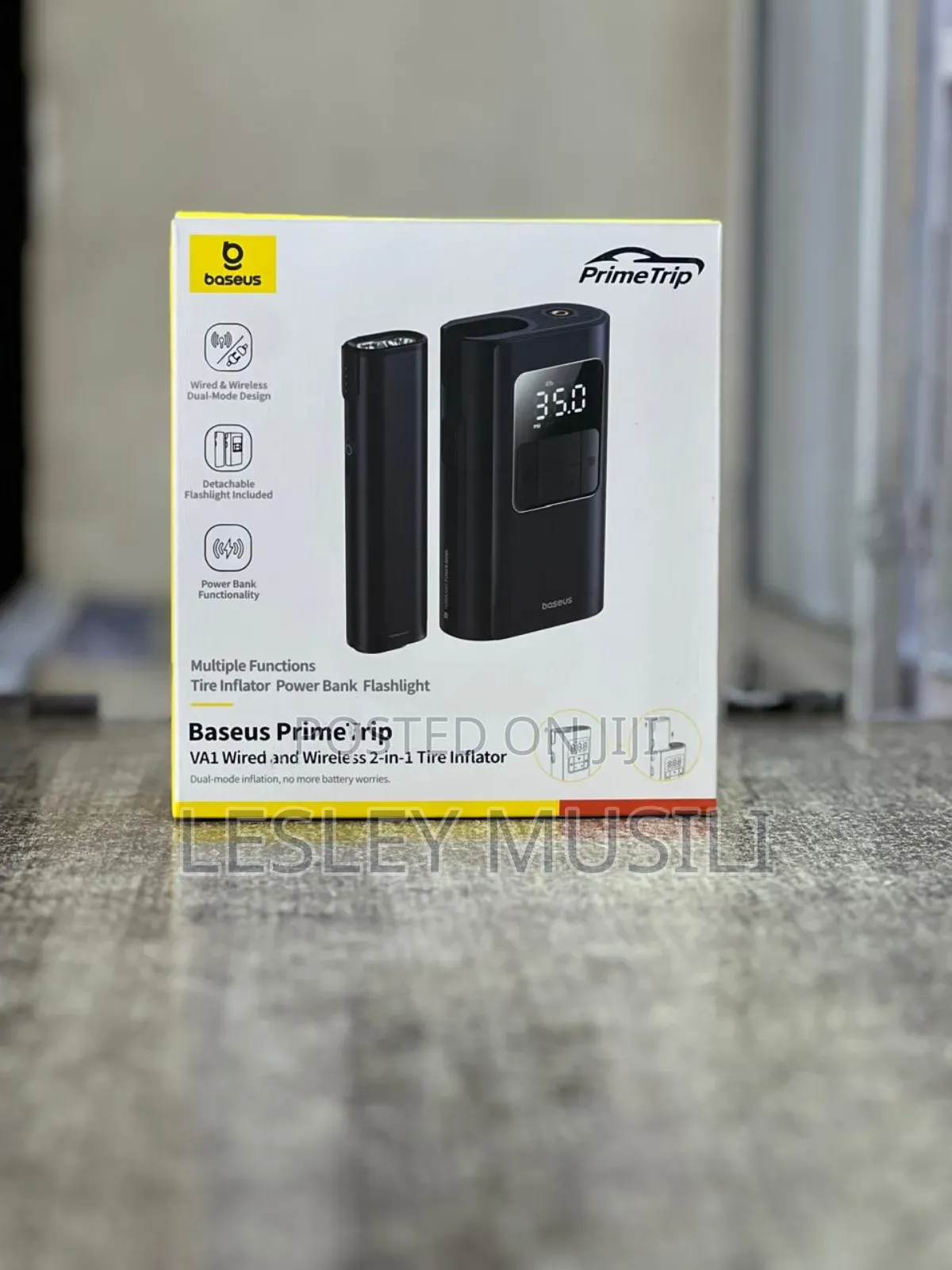Baseus Primetrip 'Wired and Wireless 2-in-1 Tire Inflator