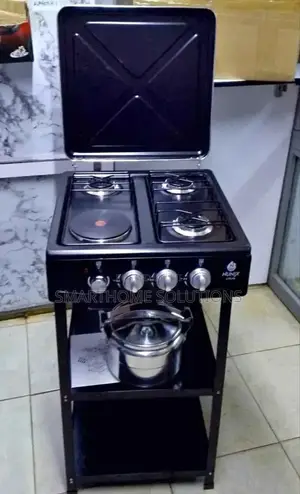 Nunix 3 +1 ( 3 Gas +1 Electric) Automatic Standing Burner