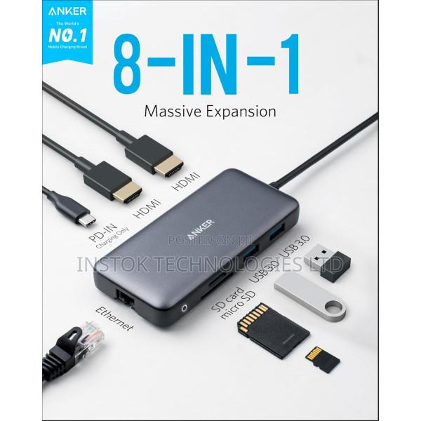 Anker 553 8-in-1 Usb-C Hub With Dual Hdmi - thumbnail 2
