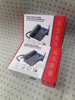 Dual Sim Card Fixed Wireless Desktop Telephone, Dual Simcard