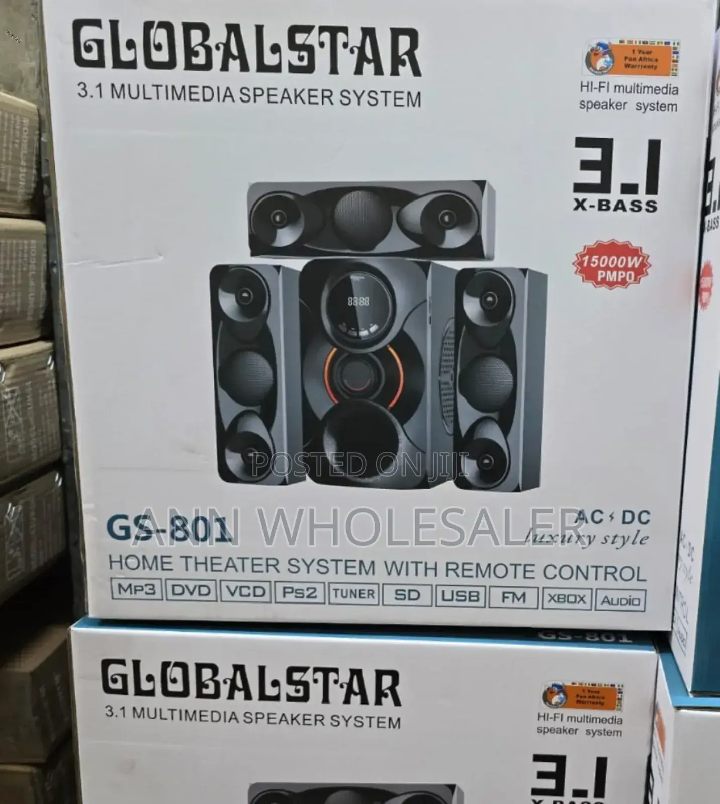 3.1ch Globalstar Home Theater System