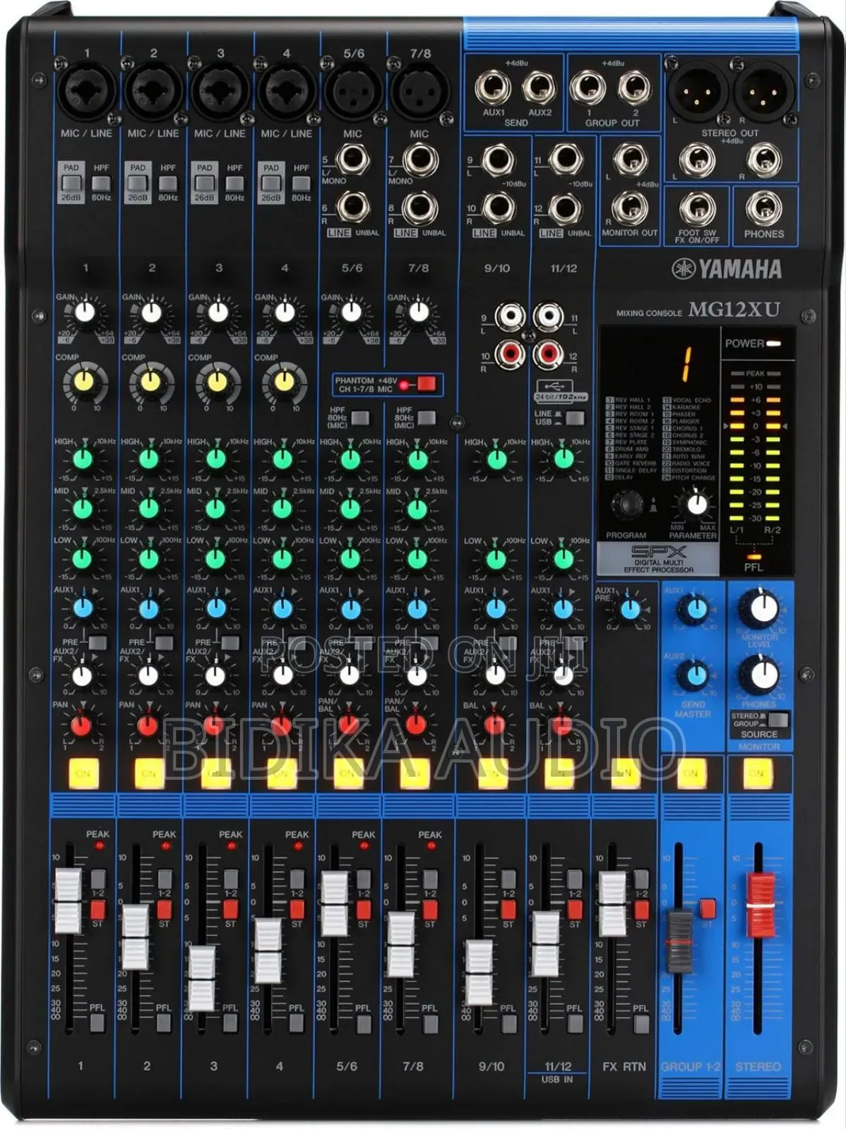 Yamaha Mg12xu 12-Input Mixer With Digital Effects and Usb