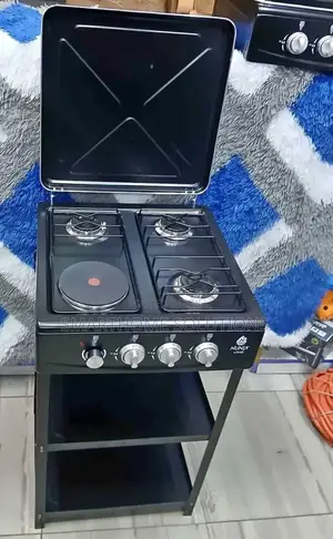 Nunix 3 +1 ( 3 Gas +1 Electric) Automatic Standing Burner