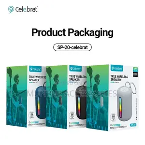 Celebrat Sp-20 Wireless Bluetooth Speaker With RGB Lighting
