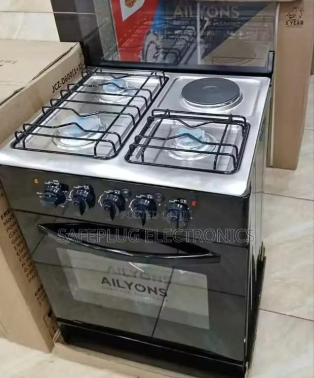 50*55cm - Ailyons Standing Gas Cooker/ Gas Oven - 3g, 1e