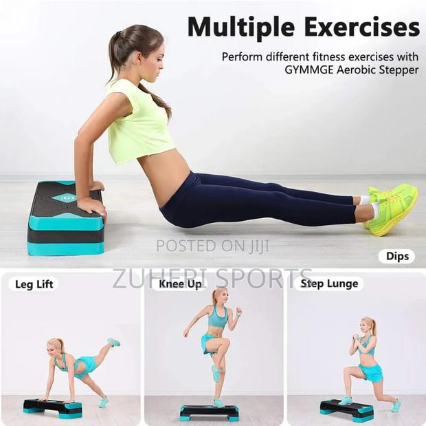 Aerobic Step Gym Exercise Step Adjustable to Three Levels - thumbnail 3