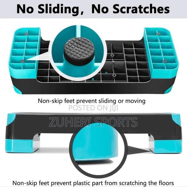 Aerobic Step Gym Exercise Step Adjustable to Three Levels - thumbnail 4