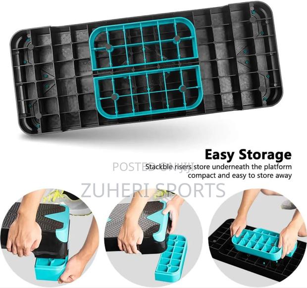 Aerobic Step Gym Exercise Step Adjustable to Three Levels - thumbnail 5