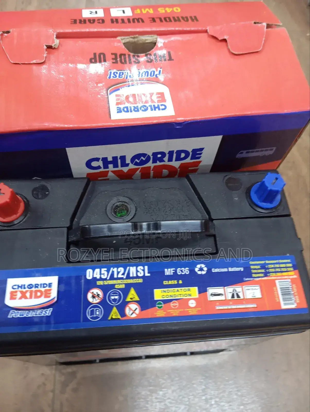 Chloride Exide N45 Battery/Car Battery