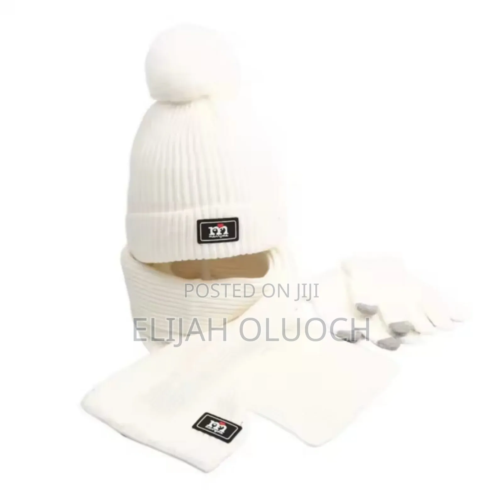 3 in 1winter Adult's Beenies Hat,Scarf Set and Gloves