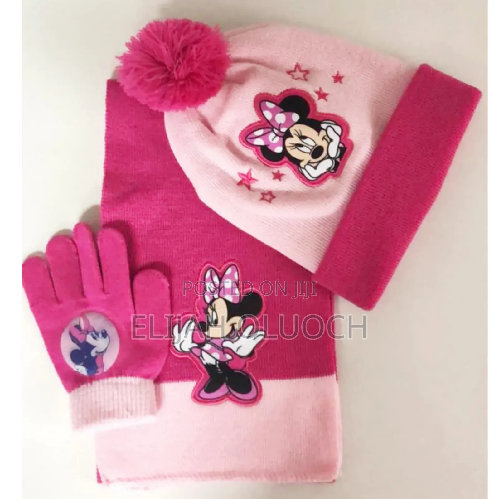 3 in 1winter Kids Themed Beenies Hat,Scarf Set and Gloves