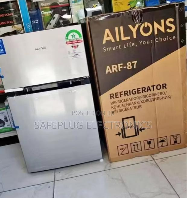 Ailyons - 90 Litres Double Door Fridge - Mount Top Freezer