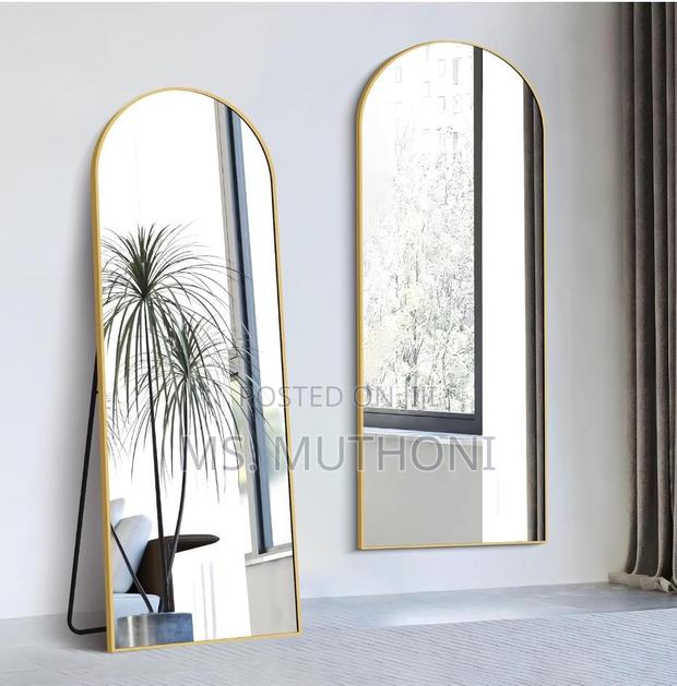 Big Arched Mirror Full Length Black, 160x60cm - thumbnail 4