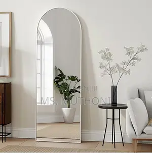 Big Arched Mirror Full Length Black, 160x60cm