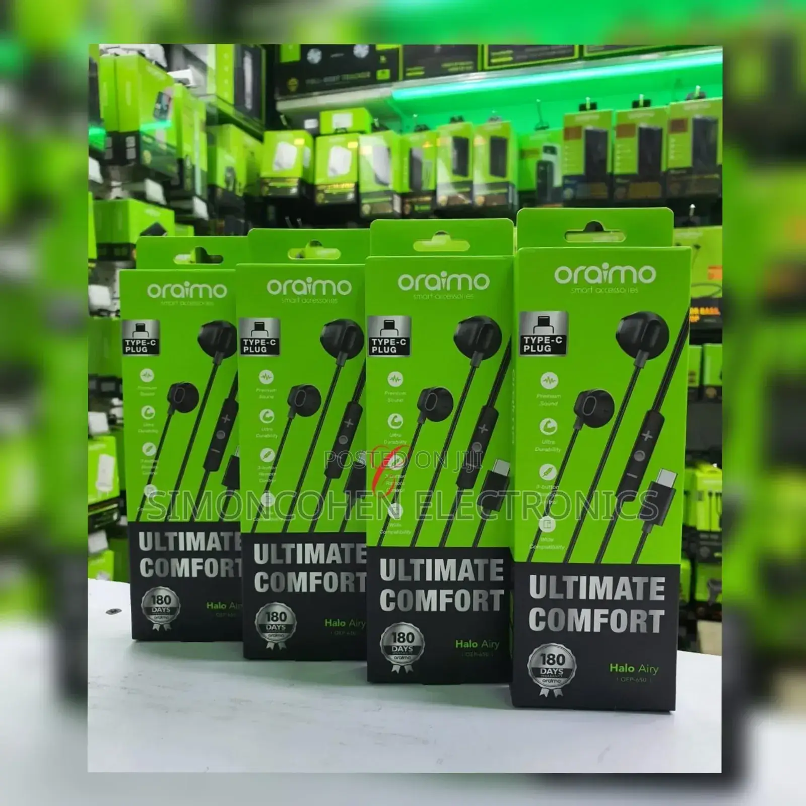 Oraimo Type C Earphones