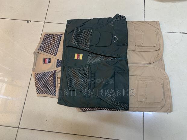 Dark Green And Beige Safari Jackets - thumbnail 2
