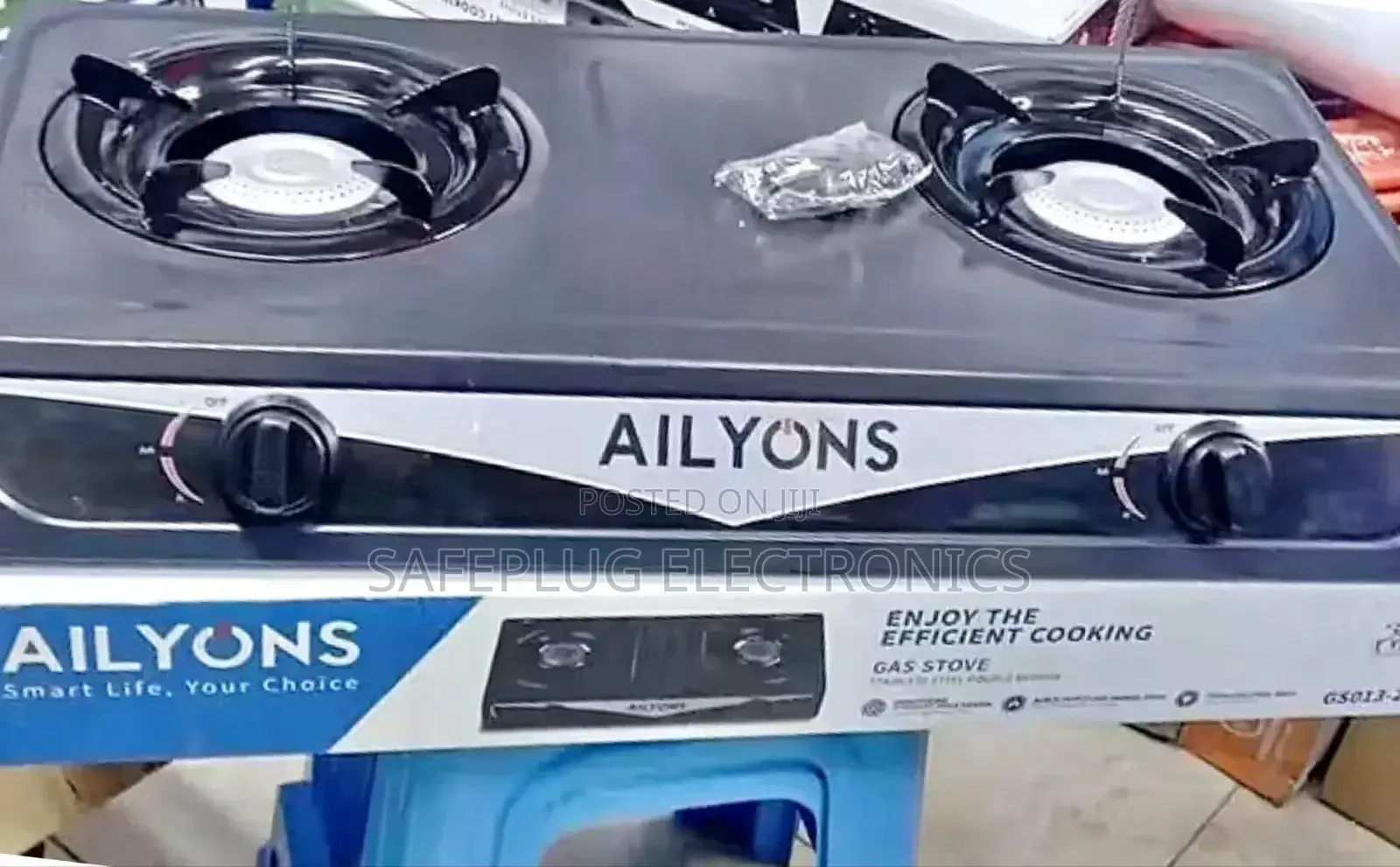 Ailyons Gs013-2 Gas Cooker Stainless Steel - 2 Burner