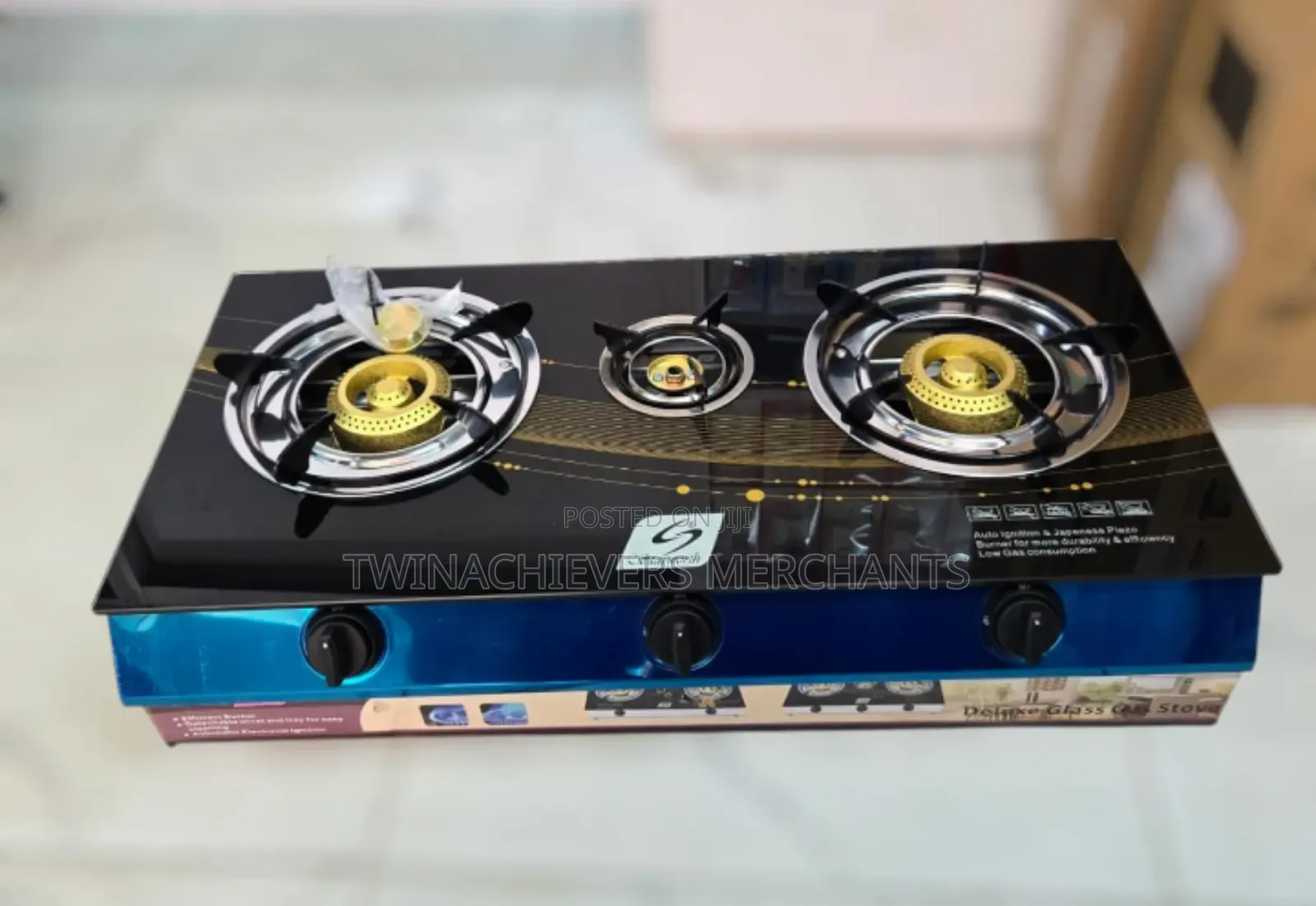 3 Burner Glass Cooker(Starworth)