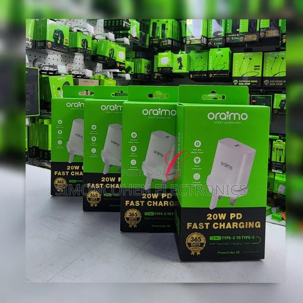 Oraimo Powercube Type C Fast Charger - main view